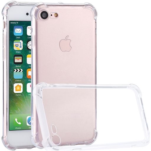 Mobigear Cushion Doorzichtig iPhone SE (2020) Hoesje Flexibel TPU Backcover Shockproof - Transparant