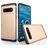 Mobigear Card Samsung Galaxy S10 Hoesje Hardcase Backcover Shockproof met Pasjeshouder - Roségoud
