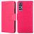 Mobigear Wallet TCL 30 Plus Hoesje Bookcase Portemonnee - Magenta
