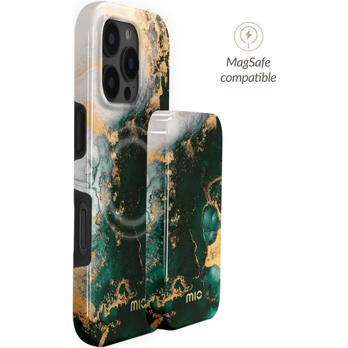 MIO Powerbank 5.000 mAh 15W - MagSafe Compatible - Green Marble