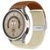 Mobigear Braided Dual Nylon Smartwatch Bandje Klemsluiting - Universeel 22 mm connector - Bruin / Sterrenlicht