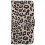 Mobigear Leopard iPhone SE (2020) Hoesje Bookcase Portemonnee - Bruin