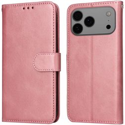 Mobigear Wallet iPhone 17 Pro Max Hoesje Bookcase Portemonnee - Roségoud