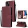 Mobigear Wallet iPhone 14 Hoesje Bookcase Portemonnee - Rood