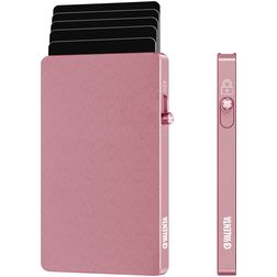 Valenta Cardprotector Aluminium Pasjeshouder - 5 Pasjes - MagSafe Compatible - Roze