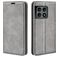 Mobigear Retro Slim OnePlus 10 Pro Hoesje Bookcase Portemonnee - Grijs