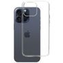 Mobiparts Classic Doorzichtig iPhone 15 Pro Max Hoesje Flexibel TPU Backcover - Transparant