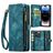 Caseme 008 iPhone 14 Pro Hoesje Uitneembare 2in1 Bookcase Portemonnee - Blauw
