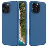 Mobigear Rubber Touch iPhone 16 Pro Siliconen Hoesje Backcover - Blauw