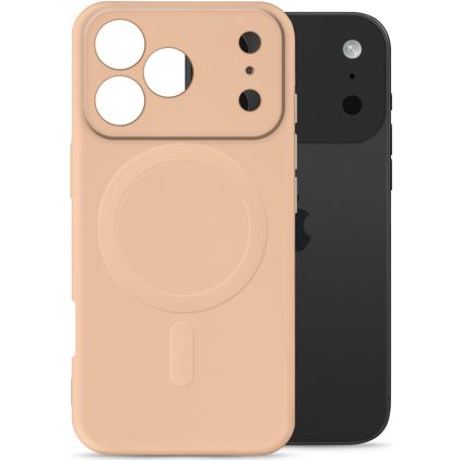 My Style Protective Flex iPhone 17 Pro Max MagSafe Hoesje Flexibel TPU Backcover - Soft Pink