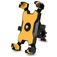 Mobigear PushHold Telefoonhouder Fiets Fietsstuur Bevestiging Klem Universeel - Geel