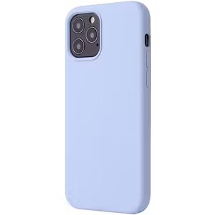 Mobigear Rubber Touch iPhone 12 Siliconen Hoesje Backcover - Blauw