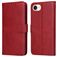 Mobigear Wallet iPhone 17e Hoesje Bookcase Portemonnee - Rood