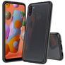 Mobigear Crystal Samsung Galaxy A11 Hoesje Hardcase Backcover - Zwart / Transparant
