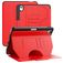Mobigear Magnetic Folio iPad Air 11 Inch (2025) Hoes Bookcase + Stylus Houder - Rood