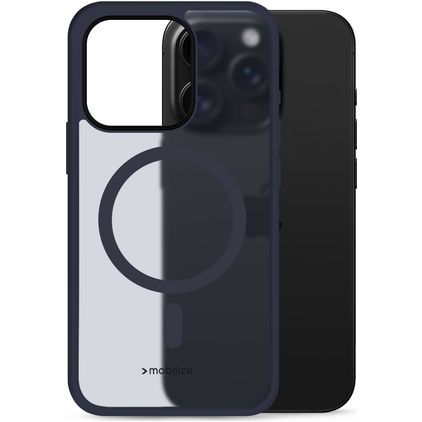 Mobilize Hybrid Pro iPhone 16 Pro MagSafe Hoesje Hardcase Backcover Shockproof - Blauw