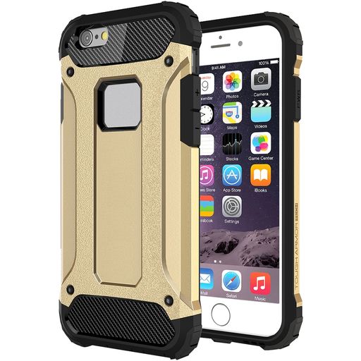 Mobigear Outdoor iPhone 6s Hoesje Hardcase Backcover Shockproof - Goud