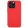 Mobigear Rubber Touch iPhone 14 Siliconen Hoesje Backcover - Rood