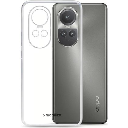 Mobilize Gelly Doorzichtig OPPO Reno 10 Pro Hoesje Flexibel TPU Backcover - Transparant