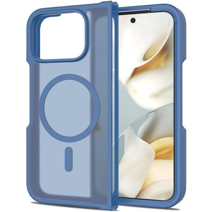 Mobigear Shockproof Google Pixel 10 Pro Fold MagSafe Hoesje Hardcase Backcover - Blauw