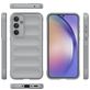 Mobigear Bumpy Samsung Galaxy A35 Hoesje Flexibel TPU Backcover - Grijs