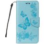Mobigear Butterfly Samsung Galaxy A8 (2018) Hoesje Bookcase Portemonnee - Blauw