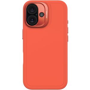 Decoded Stacks iPhone 16 Siliconen MagSafe Hoesje Backcover - Tangerine