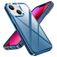 Mobigear Crystal iPhone 14 Plus Hoesje Hardcase Backcover - Blauw