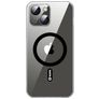 Valenta Doorzichtig iPhone 14 Plus MagSafe Hoesje Gehard Glas Backcover - Transparant