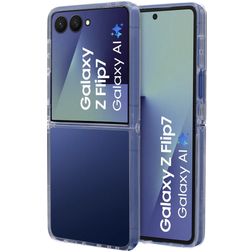 Mobiparts Hardcover Doorzichtig Samsung Galaxy Z Flip 7 Hoesje Hardcase Backcover - Transparant