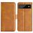 Mobigear Slim Magnet Google Pixel 6a Hoesje Bookcase Portemonnee - Cognac