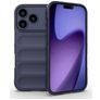 Mobigear Bumpy iPhone 18 Pro Hoesje Flexibel TPU Backcover - Donkerblauw
