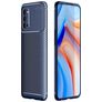 Mobigear Racing OPPO Reno 4 Hoesje Flexibel TPU Backcover - Blauw
