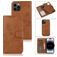 Mobigear Wallet iPhone 15 Pro Max Hoesje Uitneembare 2in1 Bookcase Portemonnee - Bruin