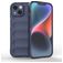 Mobigear Bumpy iPhone 15 Hoesje Flexibel TPU Backcover - Donkerblauw