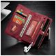 Caseme 008 iPhone XS Hoesje Uitneembare 2in1 Bookcase Portemonnee - Rood
