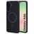 Mobiparts Slim Line Samsung Galaxy A56 MagSafe Hoesje Hardcase Backcover - Onyx Black