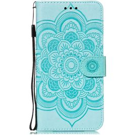 Mobigear Mandala iPhone 11 Hoesje Bookcase Portemonnee - Turquoise