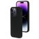 Mobiparts iPhone 14 Pro Siliconen Hoesje Backcover - Zwart