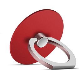 Mobigear Round Telefoonring - Rood Universeel