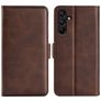 Mobigear Slim Magnet Samsung Galaxy M15 Hoesje Bookcase Portemonnee - Bruin