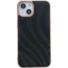 Mobigear Wavy iPhone 14 Hoesje Hardcase Backcover - Zwart