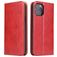 Fierre Shann Art iPhone 12 Mini Hoesje Bookcase Portemonnee - Rood