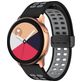 Mobigear Sport Plus Mag Siliconen Smartwatch Bandje Magneetsluiting - Universeel 22 mm connector - Zwart / Grijs