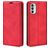 Mobigear Retro Slim Motorola Moto G82 Hoesje Bookcase Portemonnee - Rood