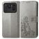 Mobigear Clover Xiaomi Mi 11 Ultra Hoesje Bookcase Portemonnee - Grijs