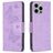 Mobigear Butterfly iPhone 15 Pro Max Hoesje Bookcase Portemonnee - Paars