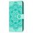 Mobigear Mandala Motorola One Hyper Hoesje Bookcase Portemonnee - Turquoise