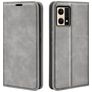 Mobigear Retro Slim OPPO Reno 7 4G Hoesje Bookcase Portemonnee - Grijs