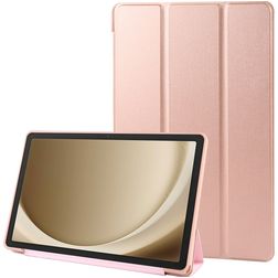 Mobigear Tri-Fold Gel Samsung Galaxy Tab A11 Plus Hoes TPU,Kunstleer Bookcase - Roségoud